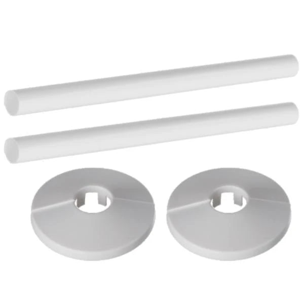 1/2" WHITE PIPE COVER KIT