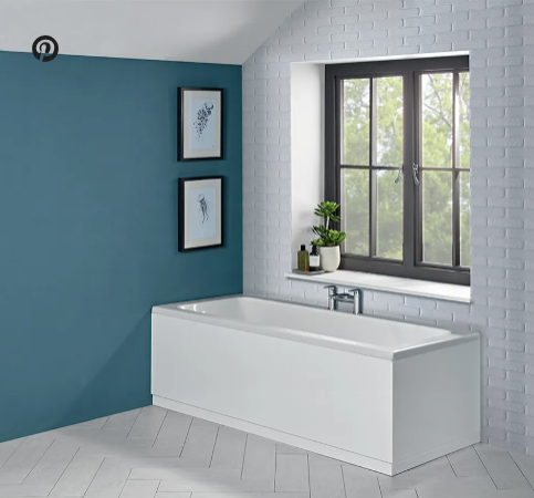 Isocore 1700mm Panel & Plinth White 12mm