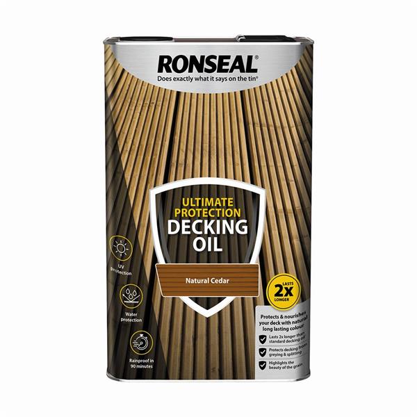 RONSEAL ULTIMATE DECKING OIL 5 LITRE