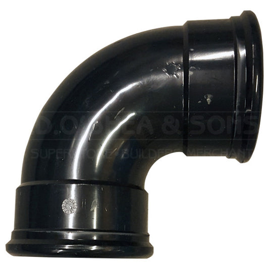 4" BLACK SOIL DOUBLE SOCKET BEND 90DEGREE