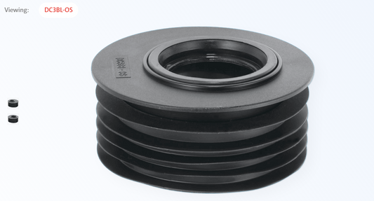 4" BLACK SOIL WASTE ADAPTOR 32MM