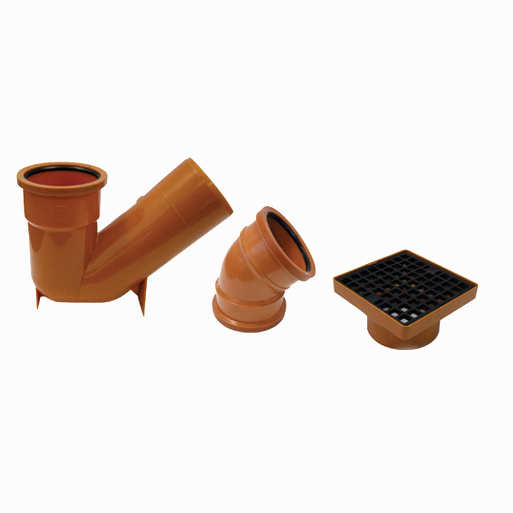 Drainage Pipes, Fittings, Traps & Gullies