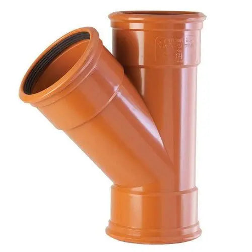 6" SEWER 45DEG Y TRIPLE SCK