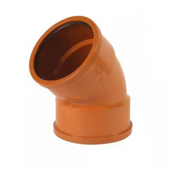 6" SEWER SINGLE COLLAR BEND 45 DEGREE