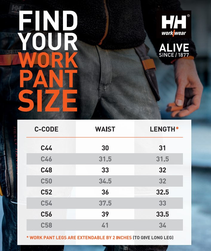 HELLY HANSEN CHELSEA EVO CONSTRUCTION PANT - BLACK
