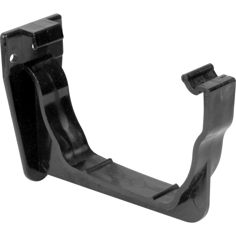 AQUAFLOW 4.5" BLACK PVC GUTTER FACIA BRACKET CLIP