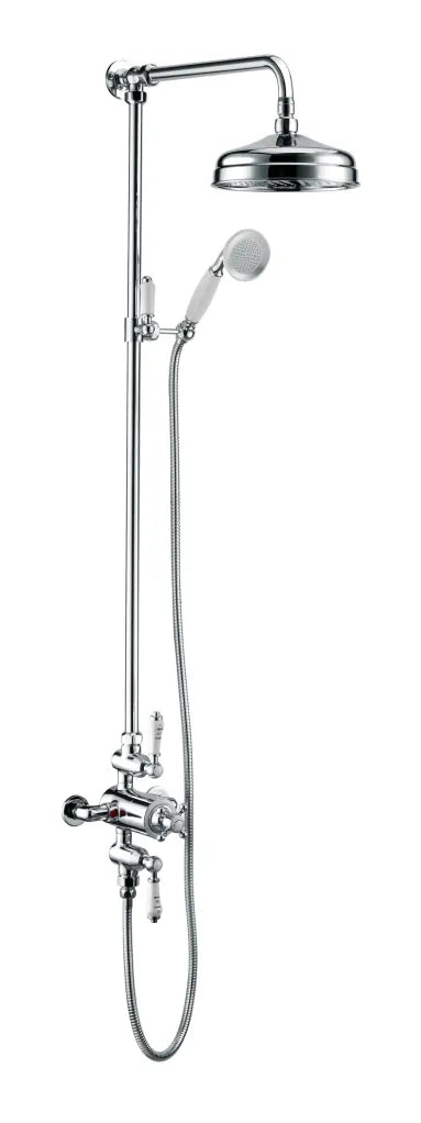 200mm Traditional  Exposed Thermostatic Shower Valve with Slide Rail