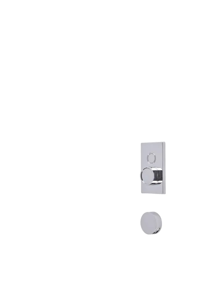 Axiom  Single Function Push Button Concealed  System with Bath Filler