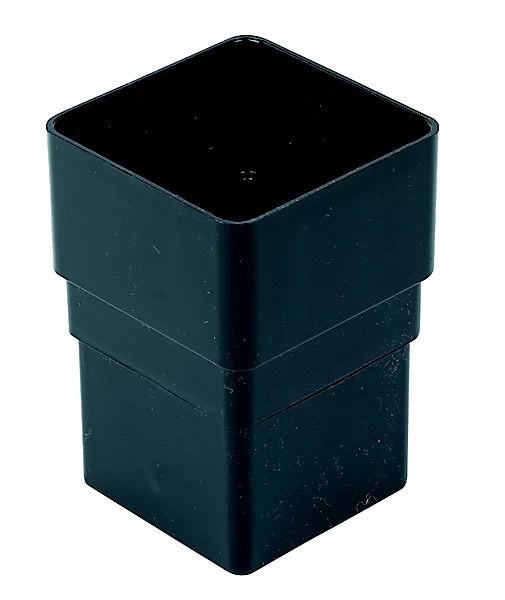 BLACK PVC DOWNPIPE CONNECTOR