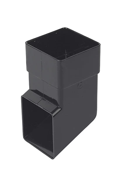 BLACK PVC DOWNPIPE SHOE