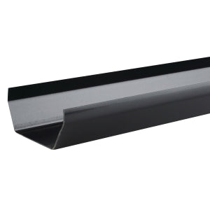 BLACK PVC GUTTER REGENCY 4 METER LENGTH