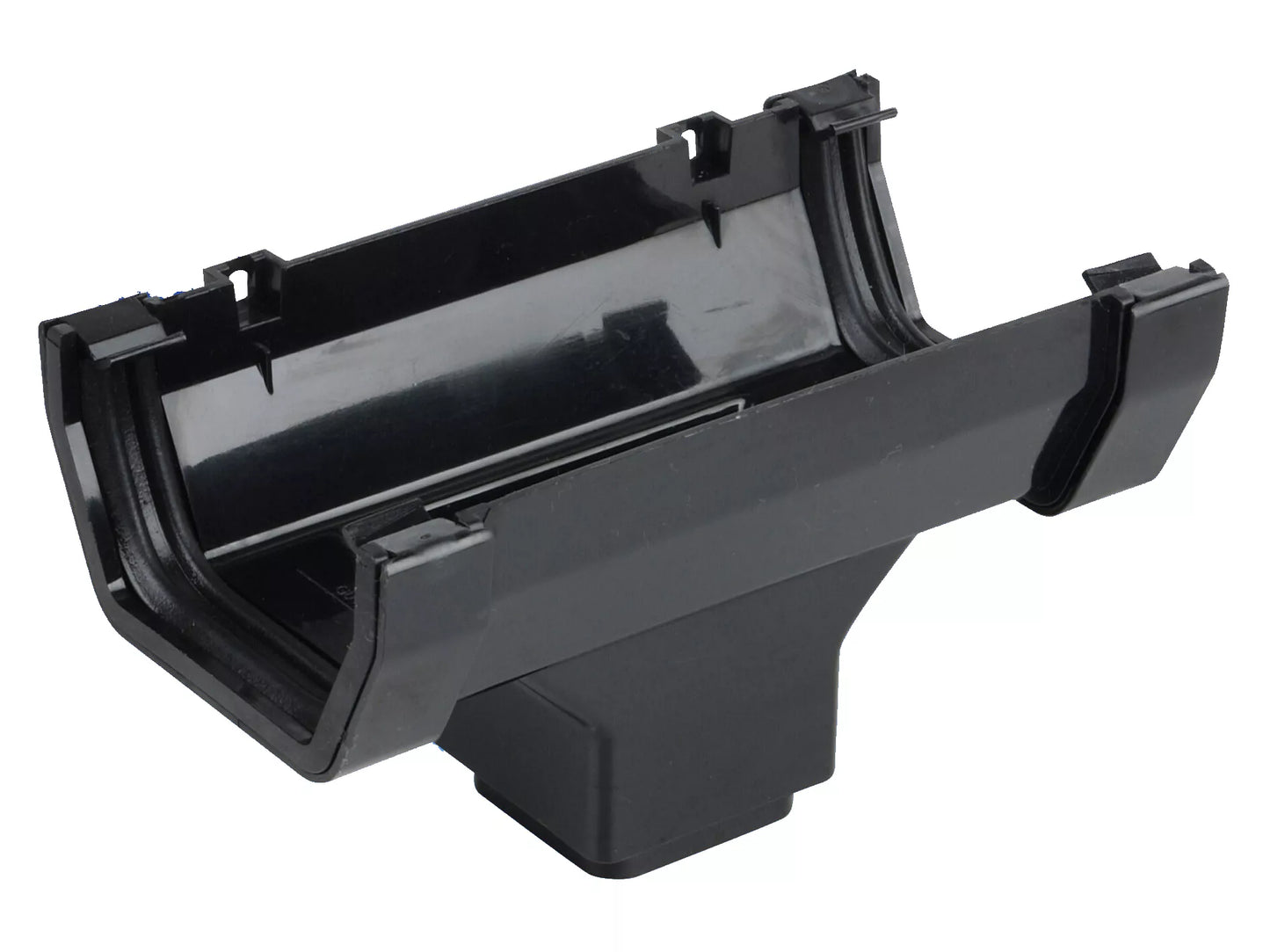 BLACK PVC RUNNING OUTLET