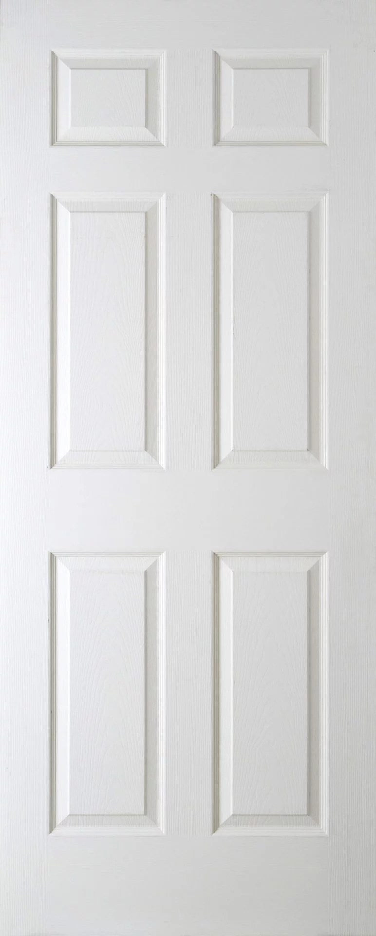 bostonian 6 panel woodgrain door