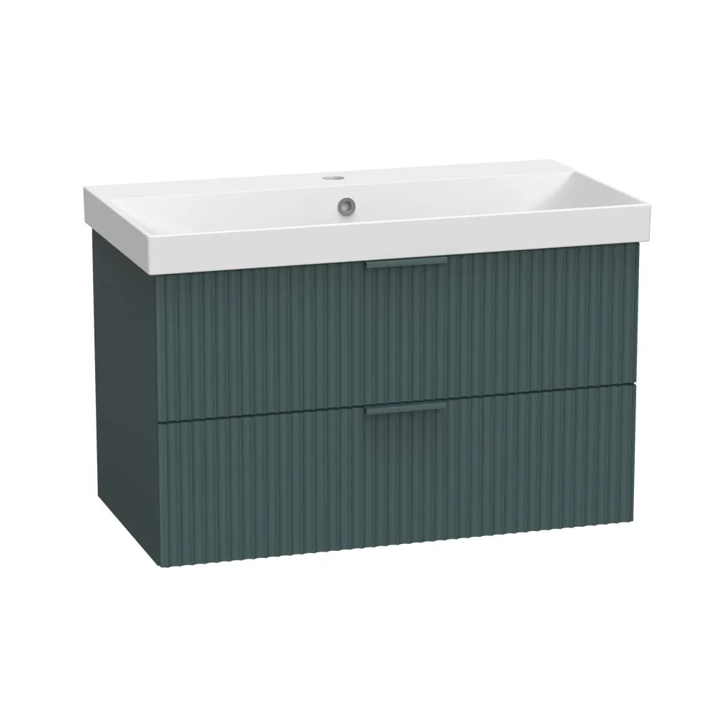 Cadence Fluted 800mm Wall Hung Unit