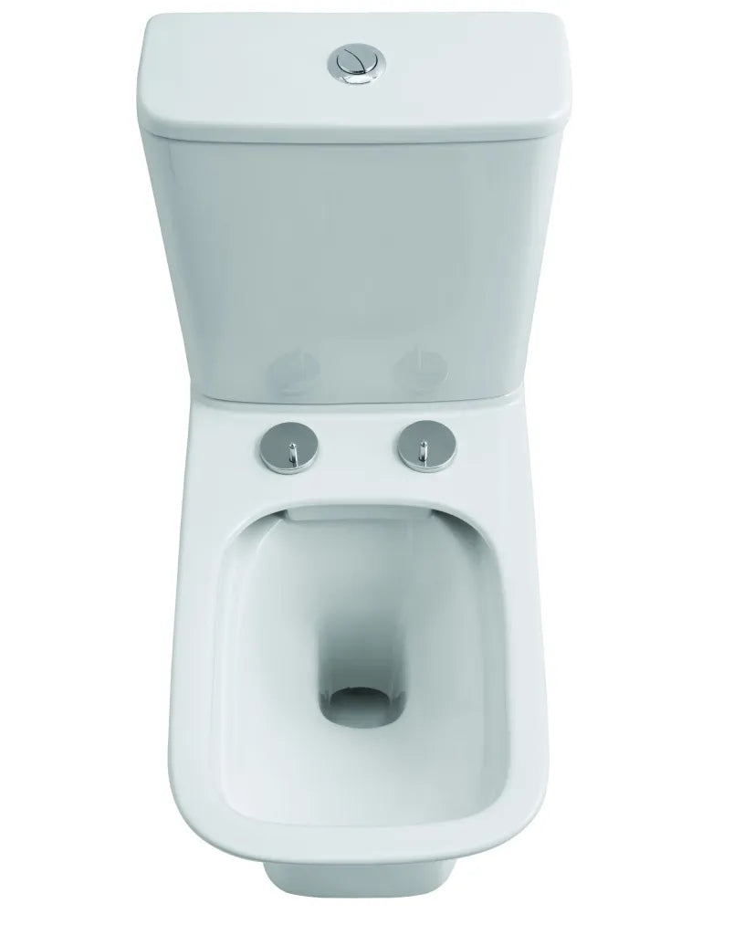 Brooklyn Comfort Height Fully Enclosed Close Coupled Pan WC Includes Seat