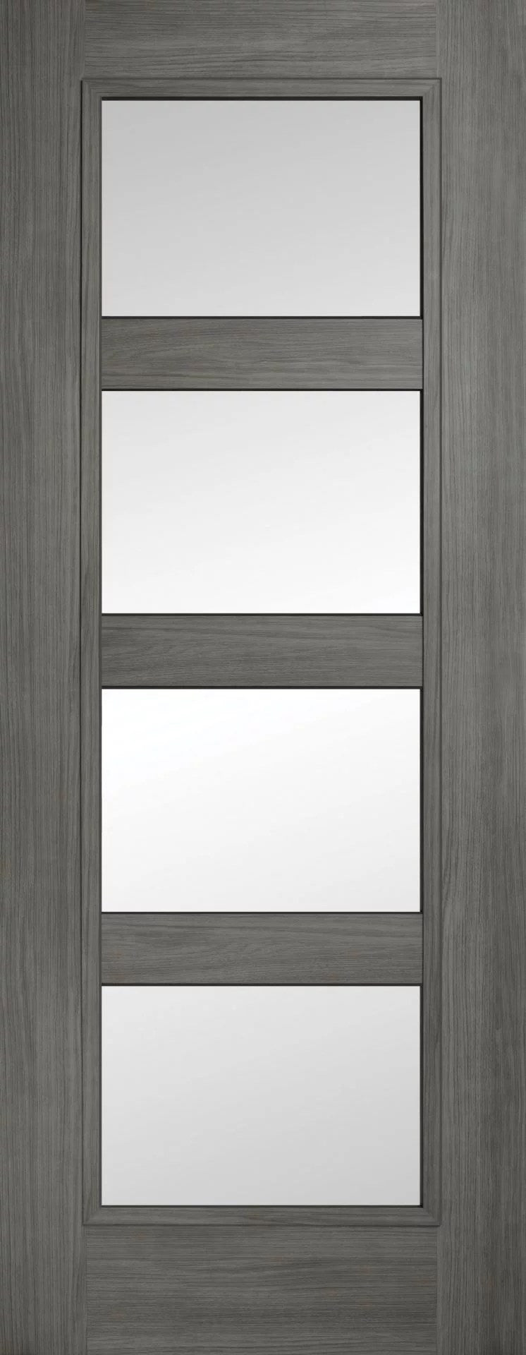 daiken shaker 4 panel luxury laminate grey clear glass