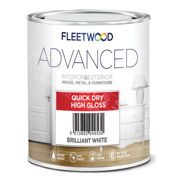 FLEETWOOD ADVANCED QUICK DRY GLOSS WHITE