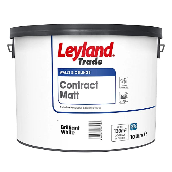 LEYLAND CONTRACT MATT 10L (ALL COLOURS)