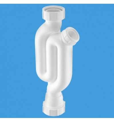 MCALPINE WHITE PEDESTAL TRAP 35MM (1.25")