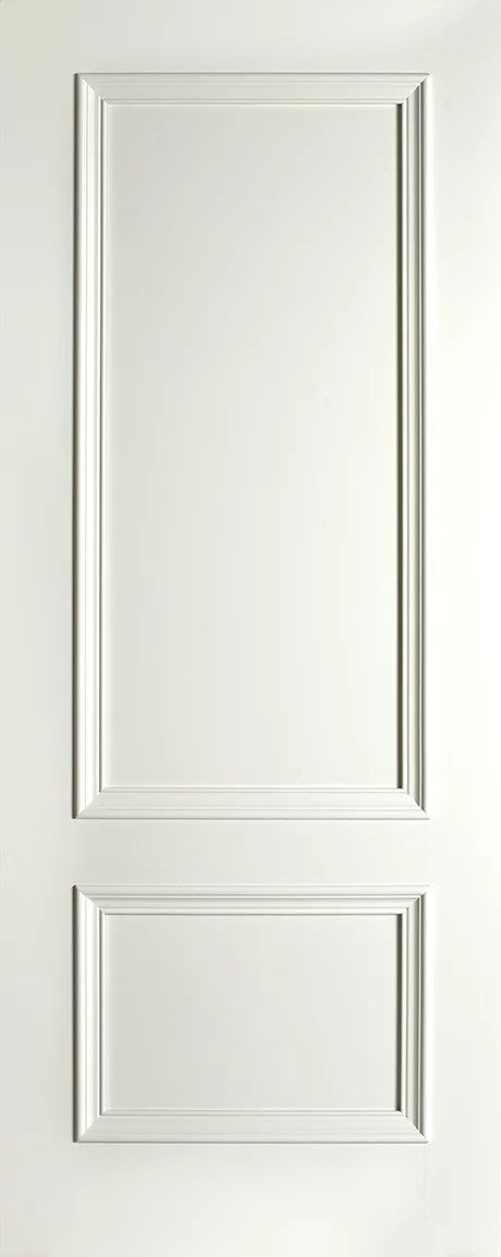 Milan 2 panel premium primed white