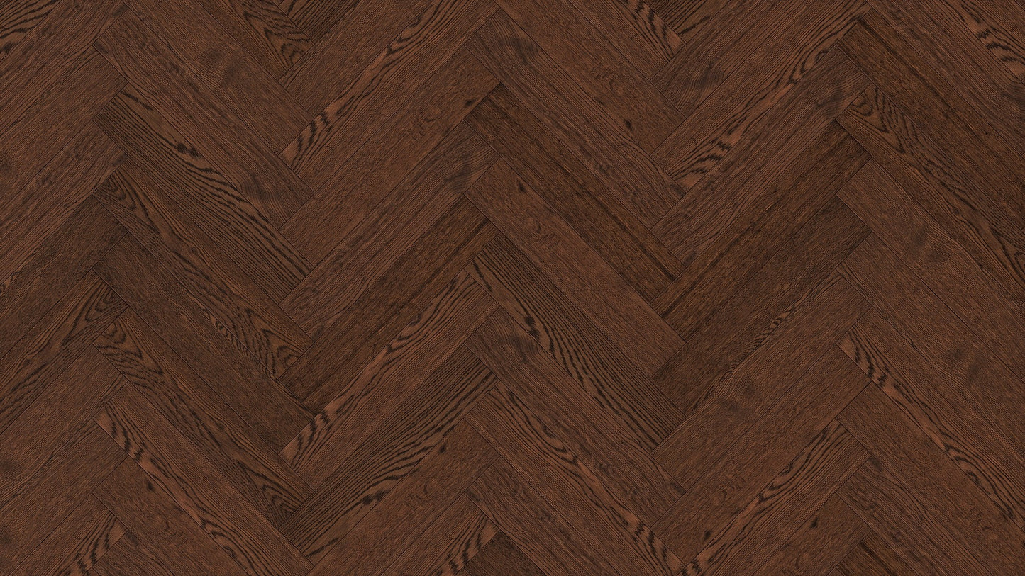 Mountain Deep Smoked Oak Herringbone 14mm