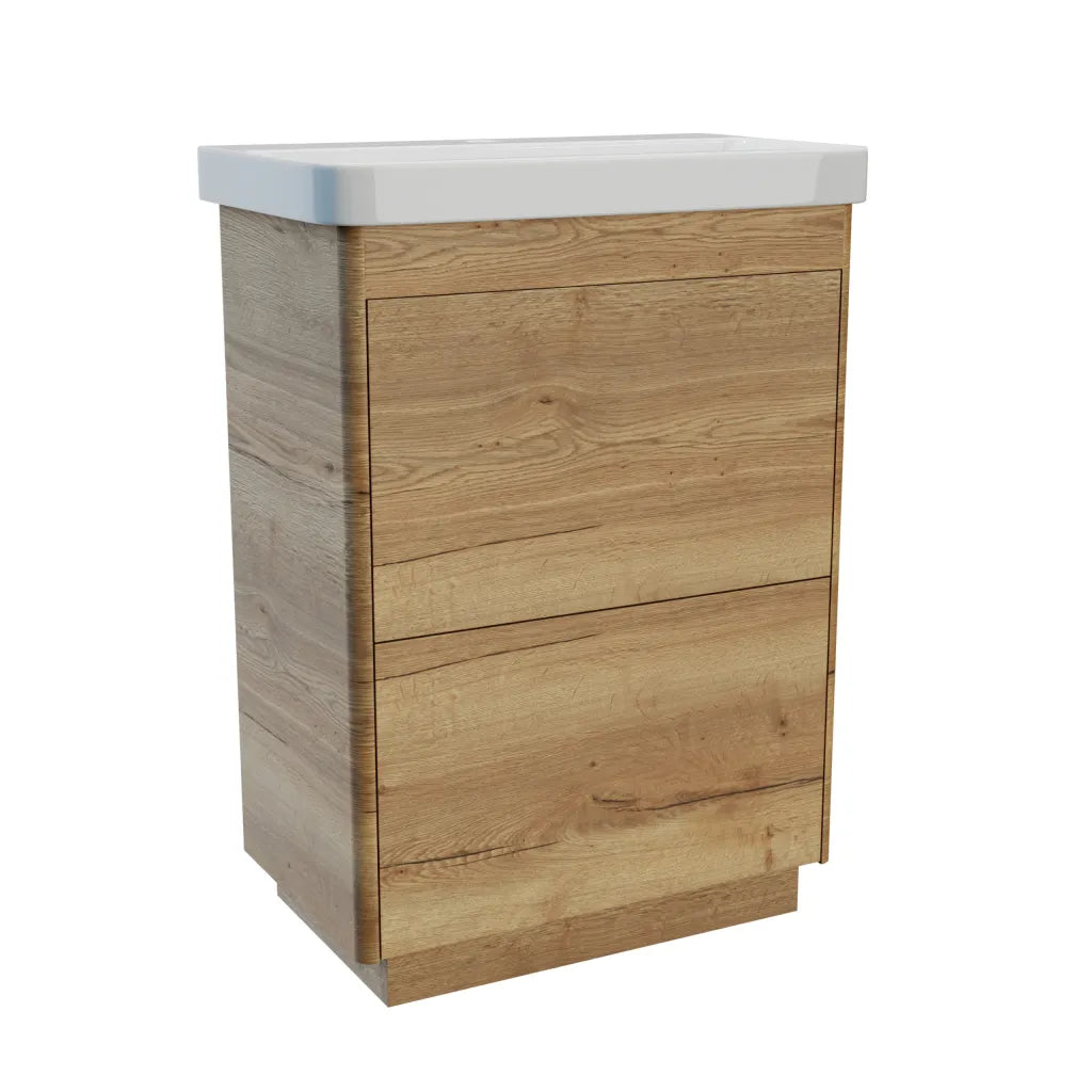 Perra 600mm Floor Standing Twin Drawer Unit