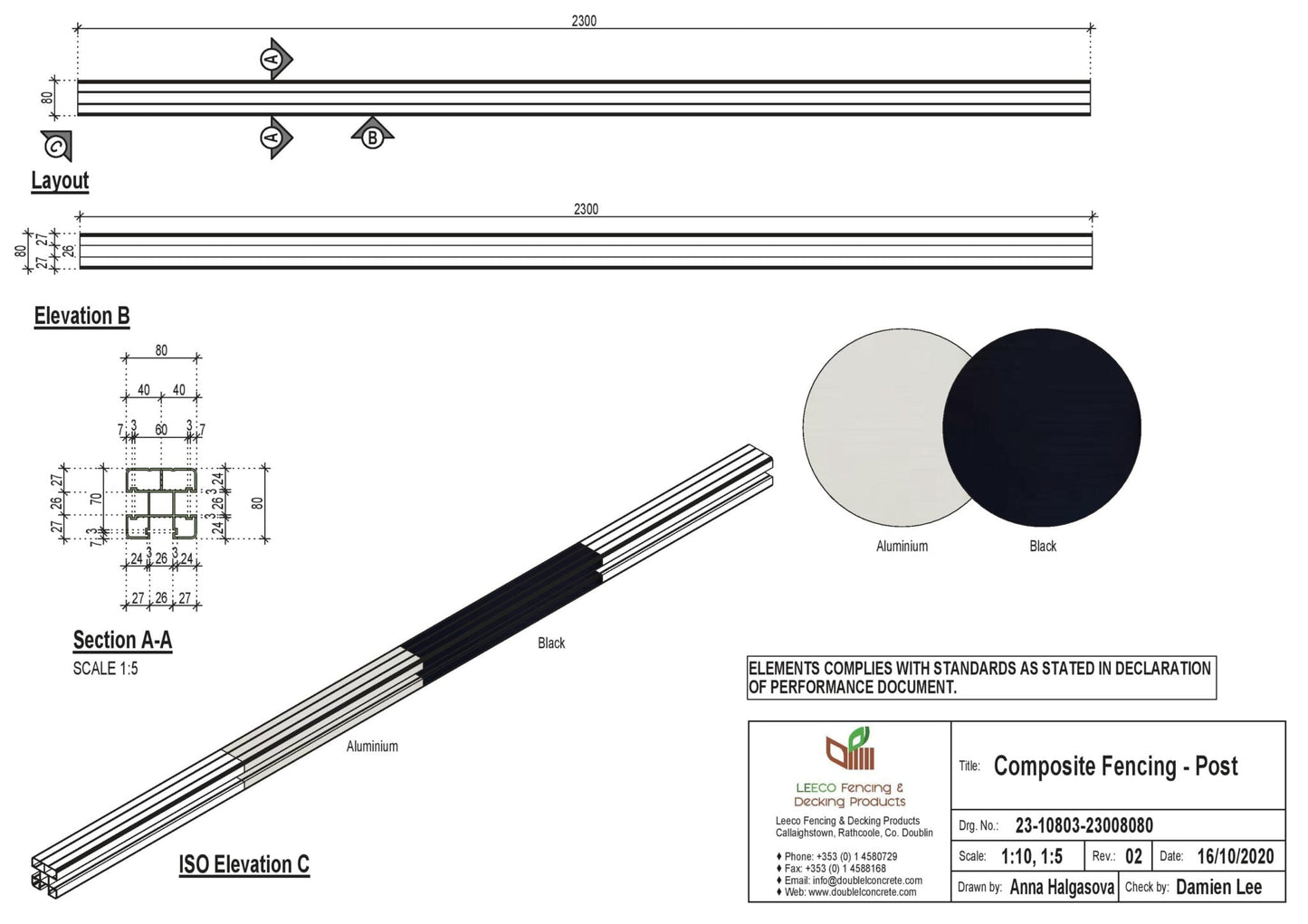 Composite Fencing Post