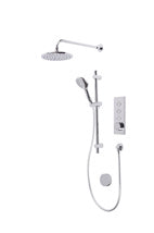 Axiom  Dual Function Push  Button Concealed Shower System with Riser Kit and Shower Head