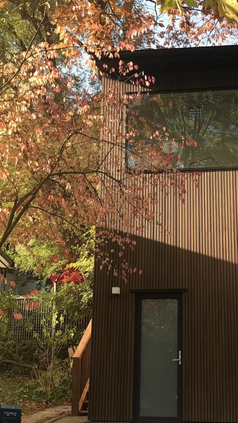 Slatted Composite Cladding