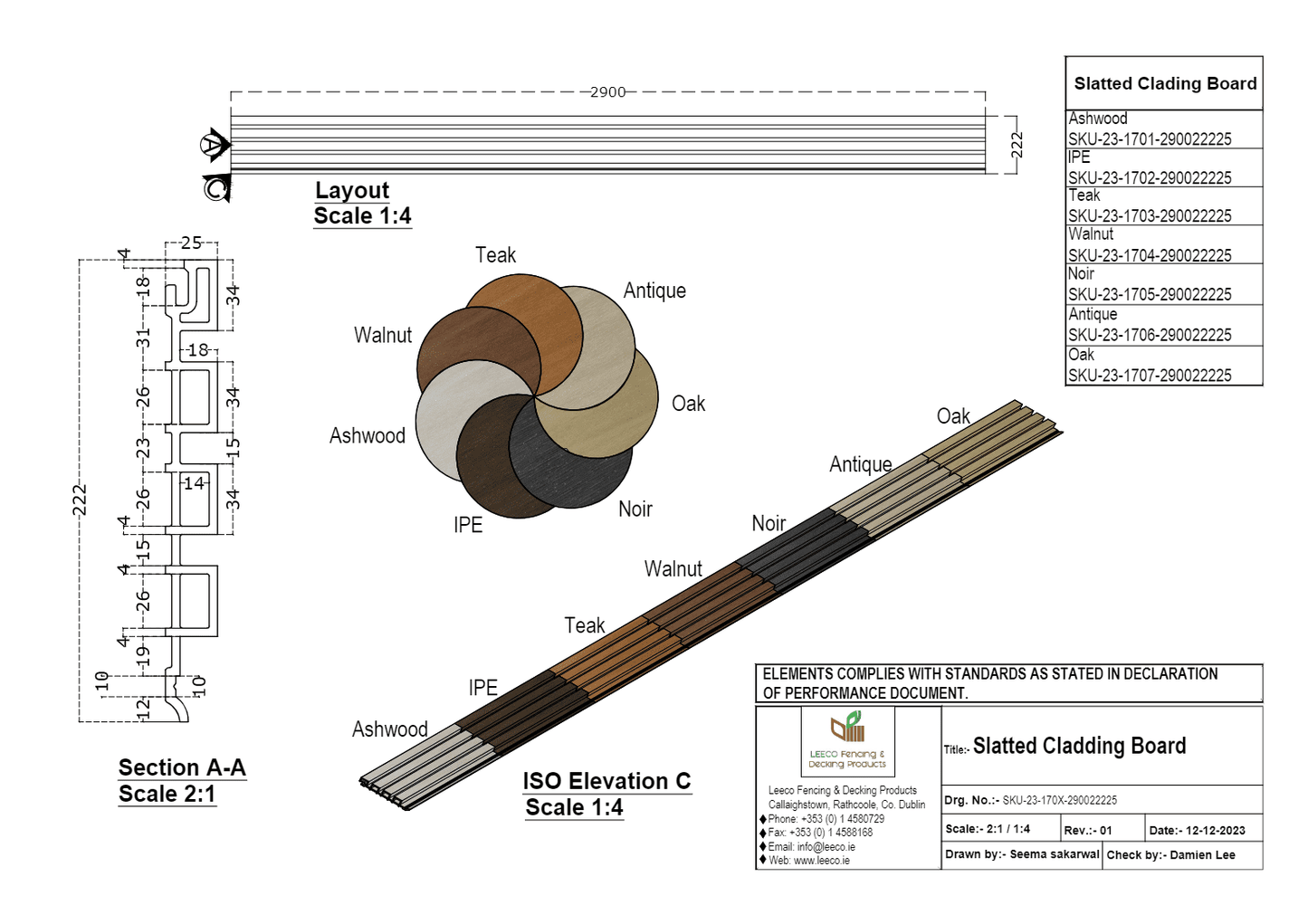 Slatted Composite Cladding