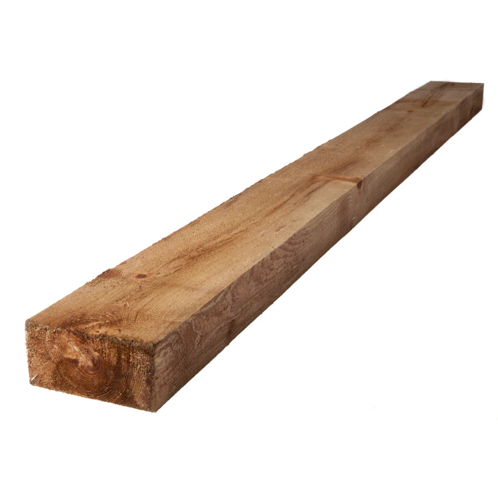 SLEEPER BROWN TREATED 8FT