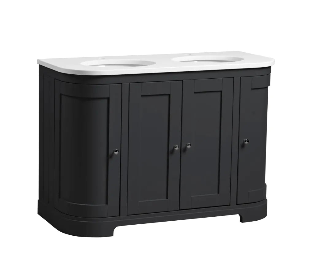 Lansdown Double 1200mm Curved Worktop Unit