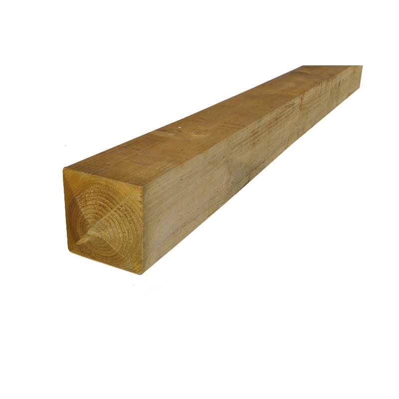 TREATED CHAMF FENCE POST WEATHERED 95x95x2.4M