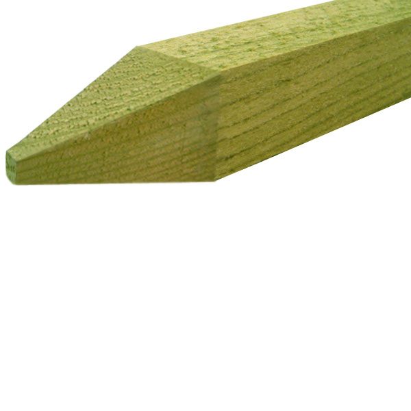TREATED FENCE POST POINTED 75X75X2.4M