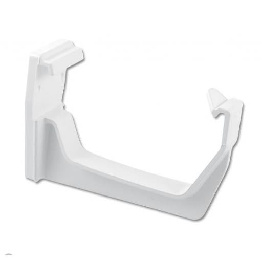 WHITE PVC GUTTER SUPPORT BRACKET