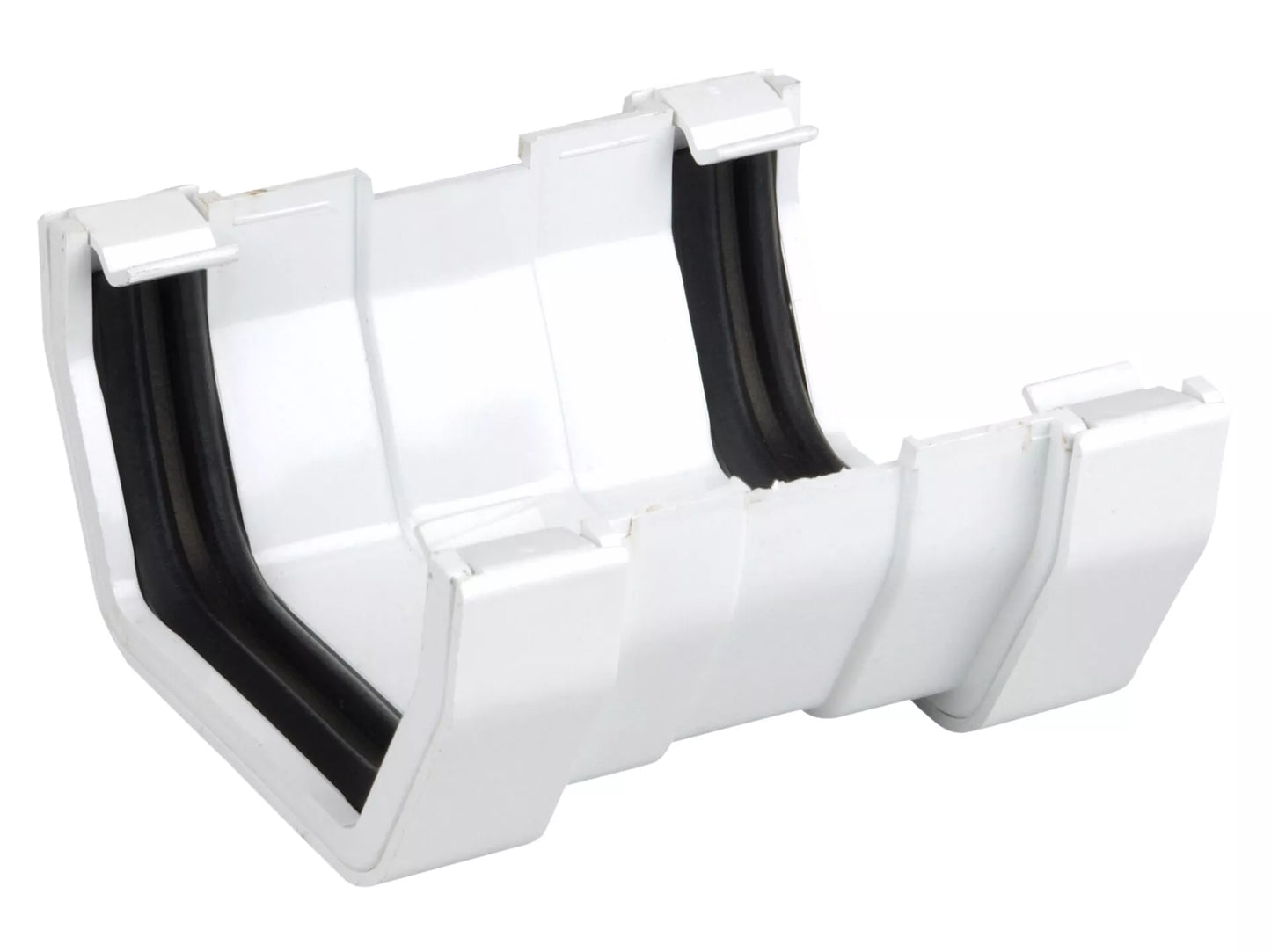 WHITE PVC GUTTER UNION