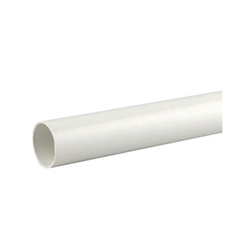WHITE WASTE PIPE 56MM X 4METER (2")