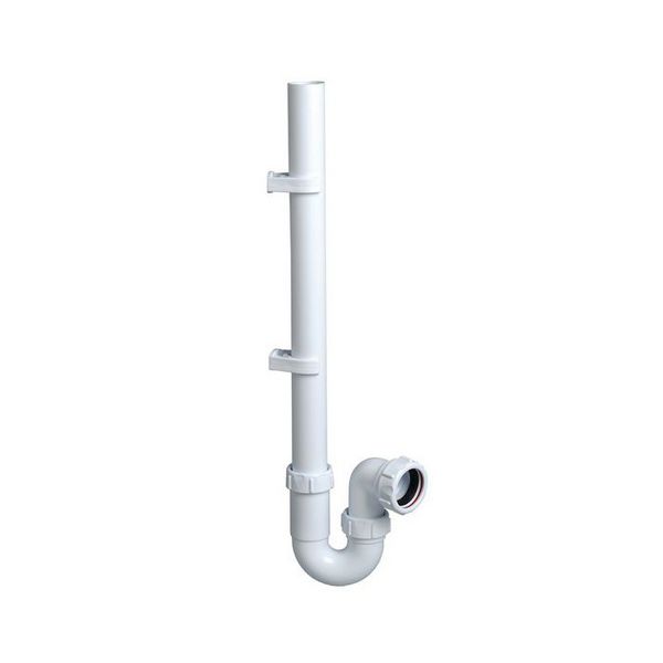 WHITE WASTE WASHING MACHINE TRAP
