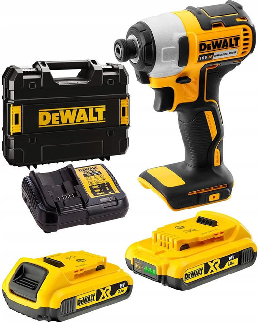 DEWALT Impact Driver + 2x2Ah Batteries + Charger