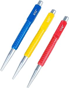Bluespot 3pc centre punch set