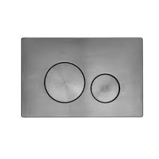 Circles Flush Plate Gunmetal