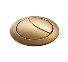 Brushed Brass Button**