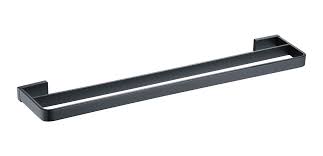 SORENTO BLACK Double Towel Bar