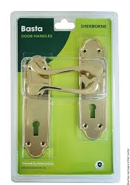 BASTA SHERBORNE BATHROOM SATIN NICKEL LEVER ON PLATE