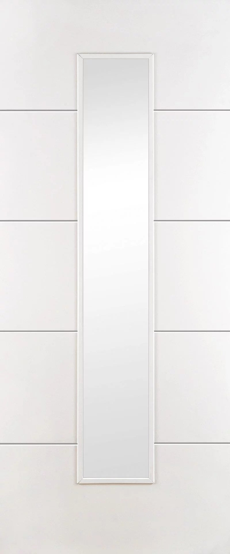 hydra premium white clear glass door
