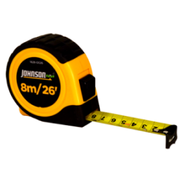 Johnson Power Tape Measure - 8m/26ft
