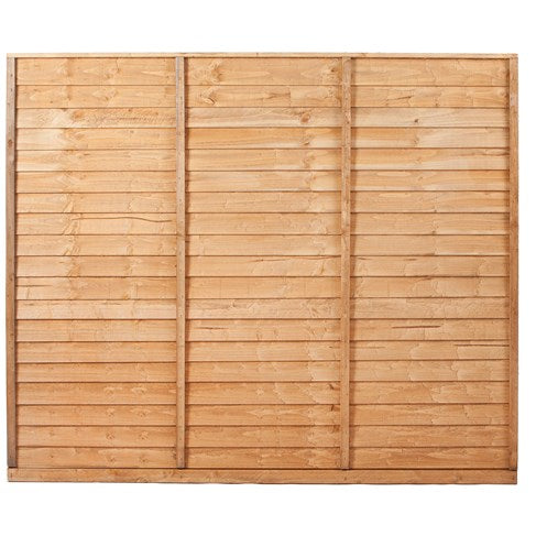 Shiplap Pressure Treated Fence Panel Brown - 1800 x 1500mm