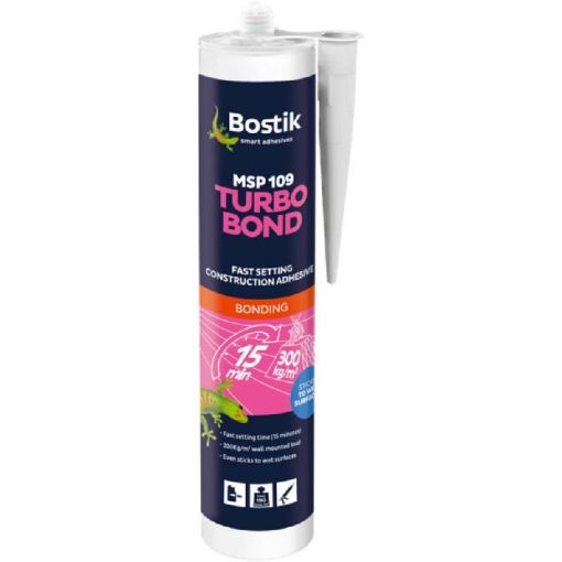 Bostik MSP 109 Turbo Bond Fast-Setting Construction Adhesive 290ml