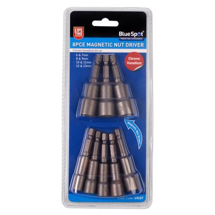 BLUESPOT 8PCE NUT SETTER HEX SET