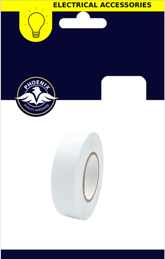 PHOENIX 20M WHITE ELECTRICAL TAPE